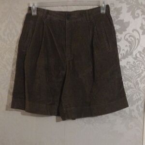 Liz Sport Brown Corduroy High Waisted 12P